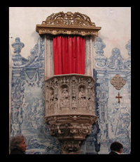 Sala expositiva do museu municipal